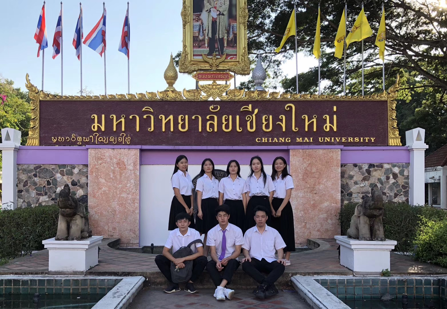 bwin必赢与泰国清迈大学合作的本科“2+2”双学位项目学生